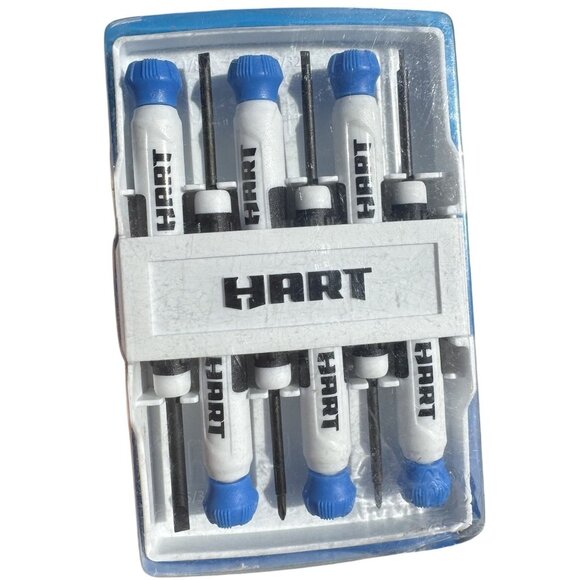 Hart 6 Pc. Precision Screwdriver Set With Comfort Grip & Anti-Roll Design - Picture 3 of 6